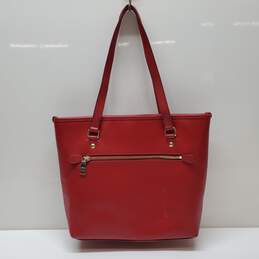 Coach Metro Ava City Tote Red Saffiano North South Shoulder Bag Handbag alternative image
