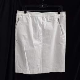Jones New York Women's White Spring Fashion Skirt Size 10