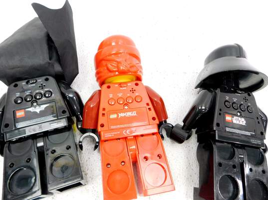 LEGO Minifigure Digital Alarm Clocks Star Wars Darth Vader Batman Ninjago Kai image number 2