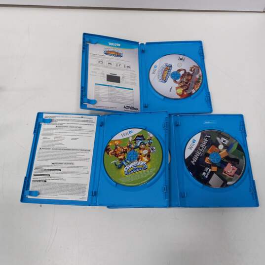 Bundle of 4 Assorted Nintendo Wii U Video Games In Cases image number 4