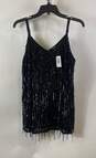 NWT Torrid Womens Black Sophie Swing Sequin Fringe Camisole Tank Top Size 1X image number 1