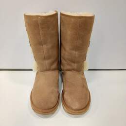 UGG Klea Chestnut Suede Shearling Winter Boots Women's  Size 7