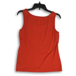 Talbots Womens Red Scoop Neck Sleeveless Pullover Tank Top Size MP alternative image