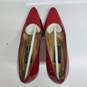 Vintage Stuart Weitzman Red Quasar Patent Leather Stiletto Heels Women's 5.5 image number 7