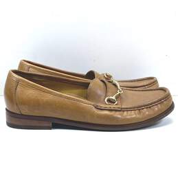 Cole Haan C09546 Ascot Beige Leather Horsebit Loafer Casual Shoes Men's Size 7