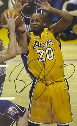 Signed, Framed & Matted 8" x 10" photo of Brian Shaw Los Angeles Lakers w/COA alternative image