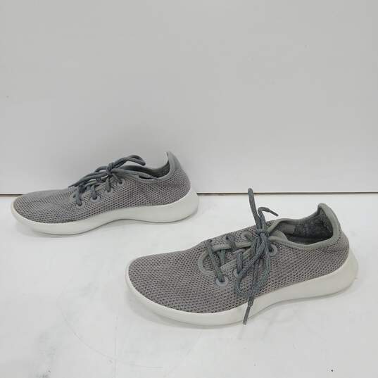 Allbirds Women's Light Grey Tree Runner Running Shoes Size 9 image number 2