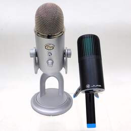 Blue Brand Yeti Model and JLab Brand Talk Go Model USB Microphones (Set of 2)