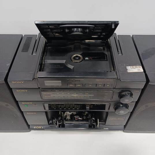 Sony - CFD-8 + CDF-11 - Boombox gettoblaster with cd radio cassette  recorder - Catawiki