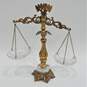 Vintage Loevsky & Loevsky L&L Brass & Crystal Scales Of Justice image number 2