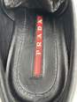 Authentic Prada Symbole Black Loafers W 7.5 image number 8