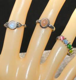 Bundle of 3 Sterling Silver Rings Size 6 - 6.25