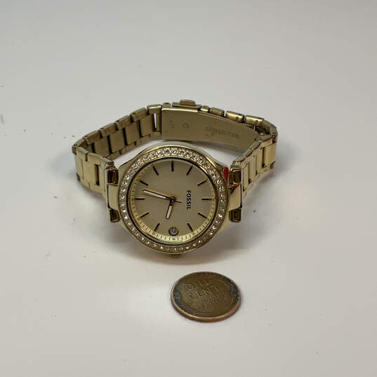 Designer Fossil BQ-1183 Stainless Steel Round Dial Quartz Analog Wristwatch image number 3