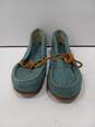 Minnetonka Women's Blue Canvas Moc Loafers Size 8.5 image number 1