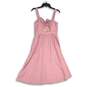 Madewell Womens Pink Sleeveless Button Front Sweetheart Neck A-Line Dress Size 2 image number 2