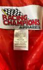 Racing Champions Apparel Mens Black Red Chevrolet NASCAR Full-Zip Jacket Size L image number 5