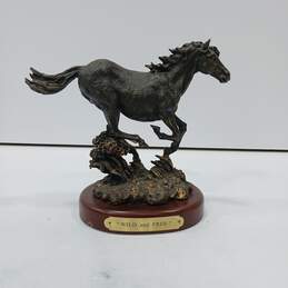 Montan Silversmiths Wild & Free Metal Horse Statue
