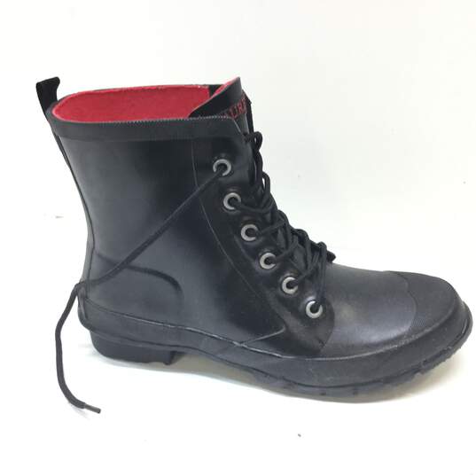 Buy the Ralph Lauren Mikenna- Bo Rai Rain Boots Women Black Size 9B |  GoodwillFinds