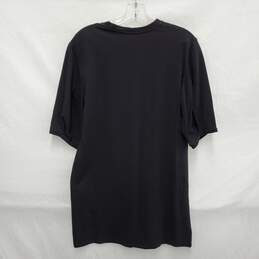 Sugarbird Budapest WM's Black Cotton Short Sleeve Shirt Dress Size ONE SIZE alternative image