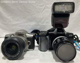 Two 35mm Film Cameras - Minolta Dynax 5, Maxxum 7000i Camera