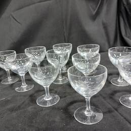 Entrée Set/4 5.5 Crystal Drinking Glasses