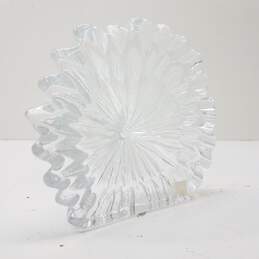Sweden PUKEBERG Crystal Glass Shell Sculpture Paperweight