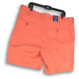 NWT Nautica Mens Pink Flat Front Classic Fit Slash Pocket Chino Shorts Size 40 alternative image