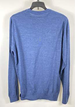 NWT Bottega Mens Blue Long Sleeve Crew Neck Knitted Pullover Sweater Size Medium alternative image