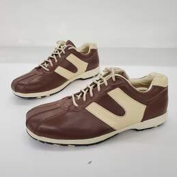 CND Women's Brown/White Lace Up Sneakers Size 8