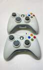 Microsoft Xbox 360 controller - Lot of 2, white image number 1