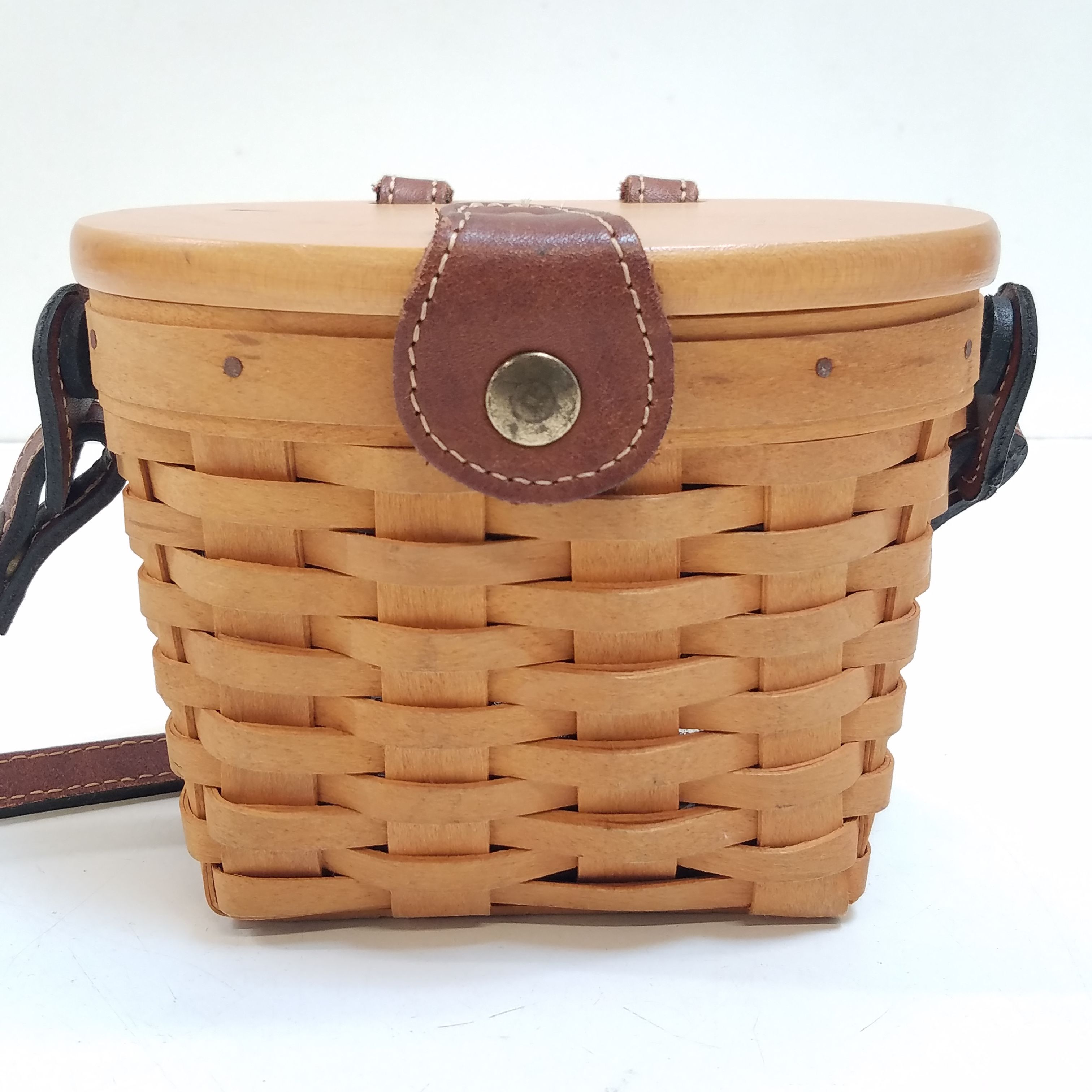 1996 LONGABERGER SHOULDER PURSE Basket #18210 fabric Liner Protector strap  RARE | eBay