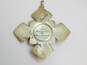 VNTG Reed & Barton Sterling Silver 1976 Christmas Cross Pendant 14.8g image number 3