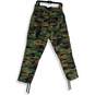 NWT LCKR Womens Green Brown Camouflage Flat Front Cargo Pants Size M image number 2