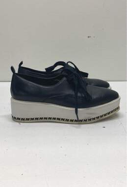 Karl Lagerfeld Bali Leather Platform Loafers Black 5