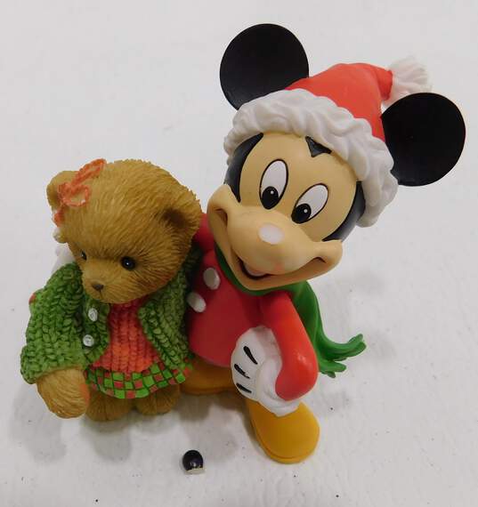 Enesco Disney Cherished Teddies Mickey & Madalyn Good Friends Good Times Figurine image number 1
