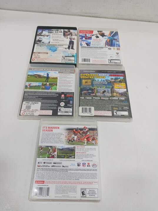 5pc Bundle of Assorted PlayStation 3 Video Games image number 2