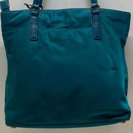 Michael Kors Nylon Morgan Shoulder Tote Teal Green alternative image