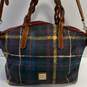 Dooney & Bourke Tartan Plaid Satchel Multicolor image number 1