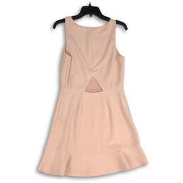 NWT Rebecca Minkoff Womens Pink Sleeveless Cutout Back Sheath Dress Size 4 alternative image