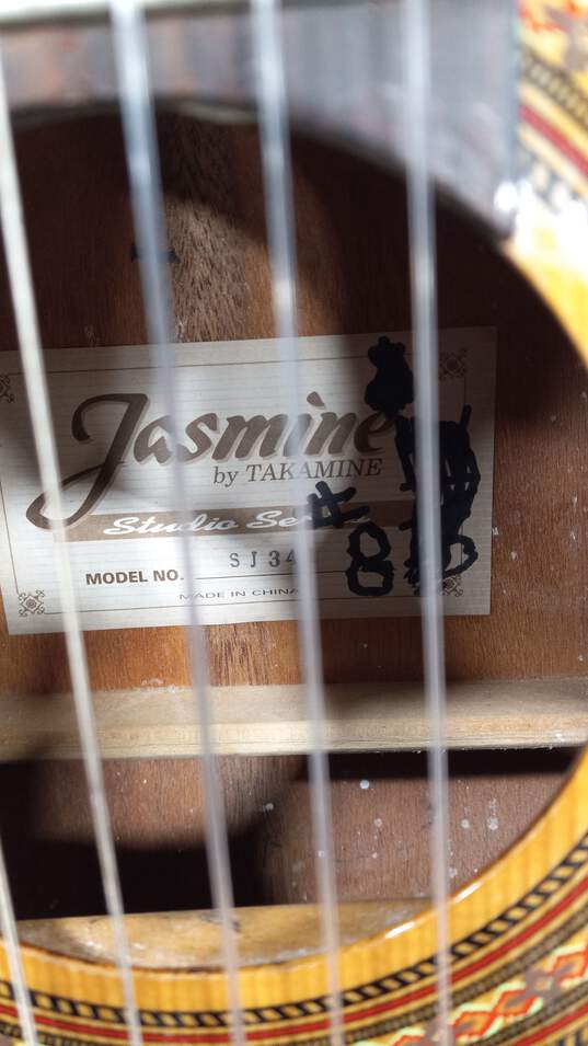 Brown Jasmine by Takamine  SJ341 Acoustic Guitar w/ Soft Case image number 3