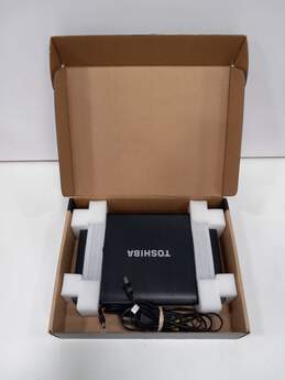 Black Toshiba Satellite Laptop In Box w/ Power Adaptor