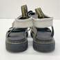 Dr. Martens Klaire J Black White Leather Ankle Strap Sandals Women's Size 5 image number 4
