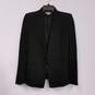 Womens Black Long Sleeve Collared Single Breasted Blazer Jacket Size Small image number 1