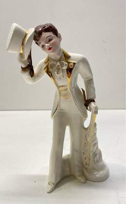 Florence Ceramics Gentleman Porcelain Figurine 8.5 in Tall Mantle Home Décor