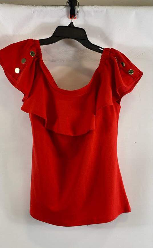 NY & Co Women's Red Blouse- M image number 1
