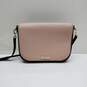 Kate Spade New York Pink & Black Leather Foldover Crossbody Bag image number 1