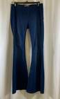 Free People Womens Blue Penny Low Rise Denim Pull On Flared Leg Jeans Size 27 image number 1