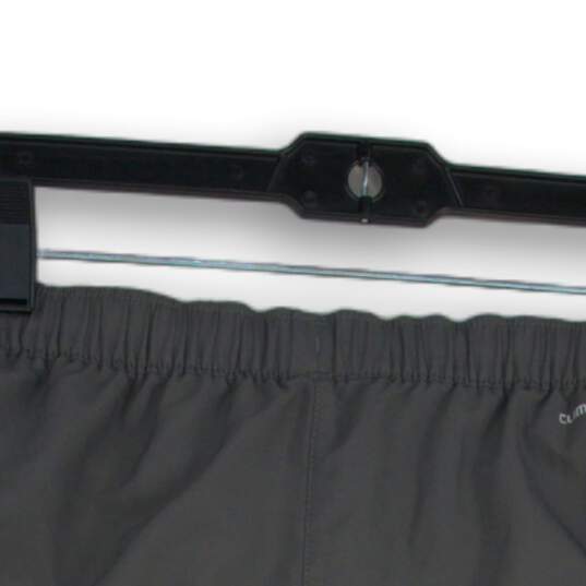 Adidas Womens Gray Flat Front Elastic Waist Drawstring Athletic Shorts Size XS image number 4