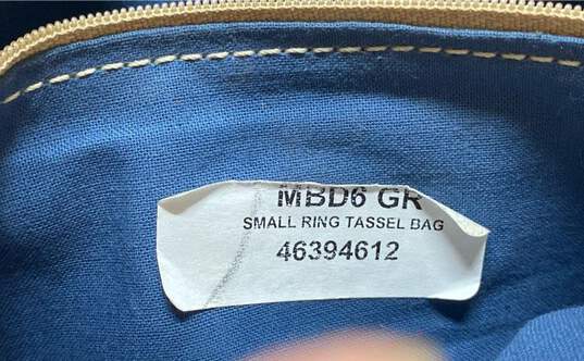 Dooney & Bourke Small Ring Tassel Tan Leather Bag image number 6