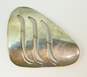 Taxco 925 Wavy Cut Out Chunky Brooch 24.2g image number 2